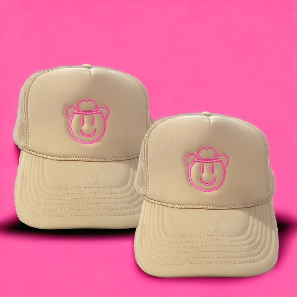 Smiley Face Trucker Cap